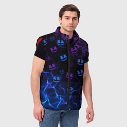 Мужской жилет Marshmello, цвет: 3D-красный — фото 2