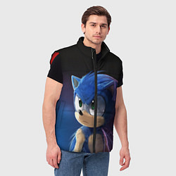 Мужской жилет SONIC, цвет: 3D-красный — фото 2