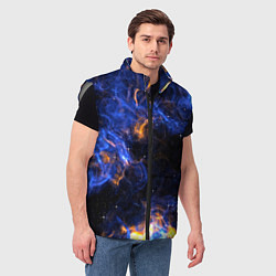 Мужской жилет Космос, цвет: 3D-светло-серый — фото 2