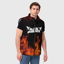 Мужской жилет Black Sabbath, цвет: 3D-светло-серый — фото 2