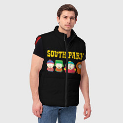 Мужской жилет South Park, цвет: 3D-красный — фото 2