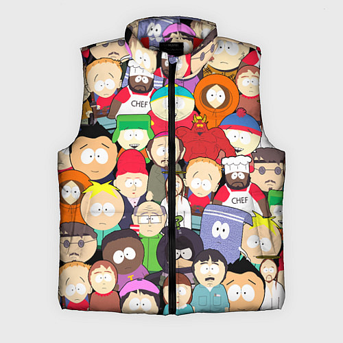 Мужской жилет South Park персонажи / 3D-Красный – фото 1
