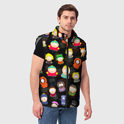 Мужской жилет ЮЖНЫЙ ПАРК, цвет: 3D-светло-серый — фото 2