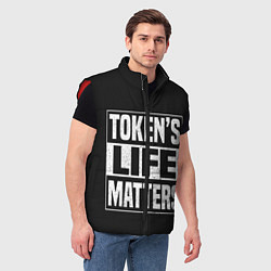 Мужской жилет TOKENS LIFE MATTERS, цвет: 3D-красный — фото 2