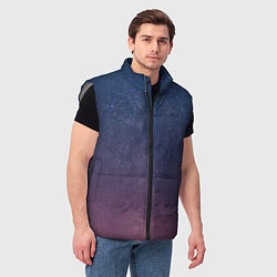 Мужской жилет Космос, цвет: 3D-светло-серый — фото 2