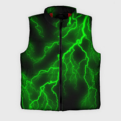 Мужской жилет МОЛНИЯ GREEN NEON