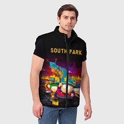 Мужской жилет Южный Парк, цвет: 3D-черный — фото 2