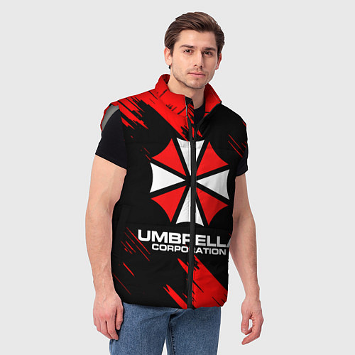 Мужской жилет Umbrella Corporation / 3D-Светло-серый – фото 3