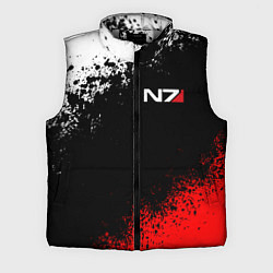 Мужской жилет MASS EFFECT N7, цвет: 3D-светло-серый