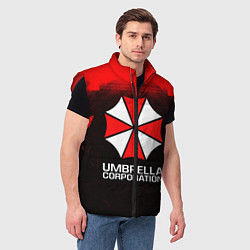 Мужской жилет UMBRELLA CORP, цвет: 3D-красный — фото 2