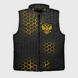 Мужской жилет РОССИЯ, цвет: 3D-светло-серый