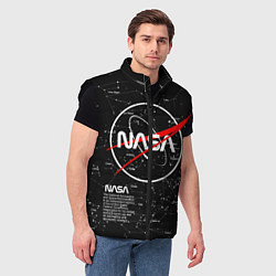 Мужской жилет NASA, цвет: 3D-черный — фото 2