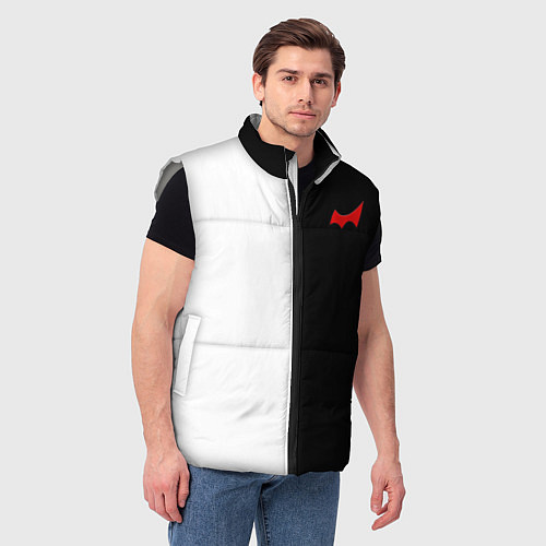 Мужской жилет Monokuma / 3D-Светло-серый – фото 3
