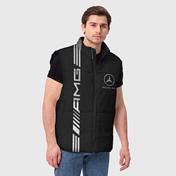 Мужской жилет Mercedes Carbon, цвет: 3D-черный — фото 2