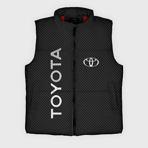 Мужской жилет Toyota CARBON / 3D-Красный – фото 1
