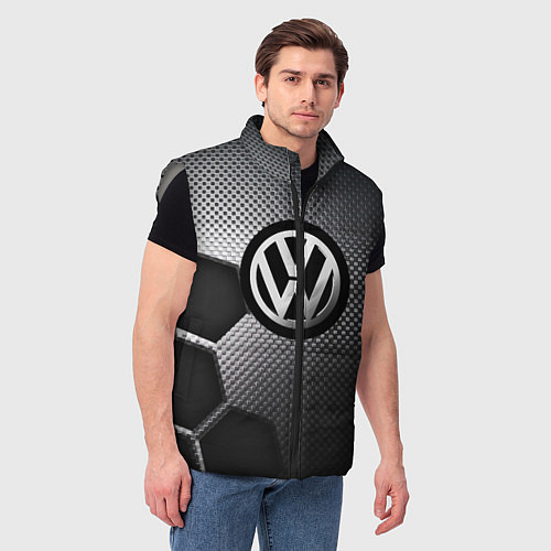Мужской жилет VOLKSWAGEN / 3D-Светло-серый – фото 3