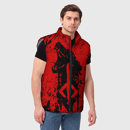 Мужской жилет BLOODBORNE / 3D-Светло-серый – фото 3