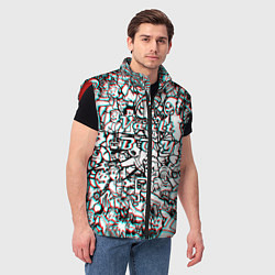 Мужской жилет Vault Boy красныйсиний, цвет: 3D-красный — фото 2