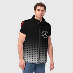 Мужской жилет Mercedes-Benz, цвет: 3D-красный — фото 2