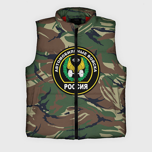 Мужской жилет Автомобильные войска камуфляж / 3D-Красный – фото 1