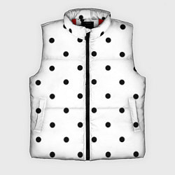 Мужской жилет Горошек, цвет: 3D-красный