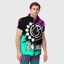 Мужской жилет Blink-182 5, цвет: 3D-красный — фото 2