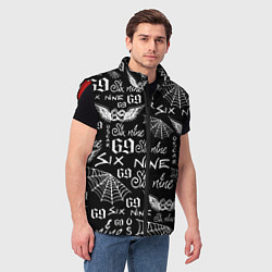 Мужской жилет 6IX9INE ТАТУИРОВКИ, цвет: 3D-красный — фото 2