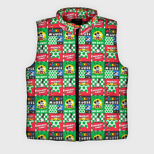 Мужской жилет Микки Маус / 3D-Красный – фото 1