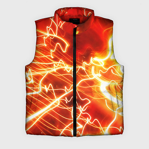 Мужской жилет ОГНЕННАЯ МОЛНИЯ / 3D-Красный – фото 1