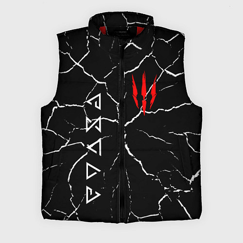 Мужской жилет The Witcher / 3D-Красный – фото 1