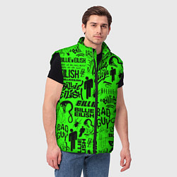 Мужской жилет BILLIE EILISH БИЛЛИ АЙЛИШ, цвет: 3D-черный — фото 2