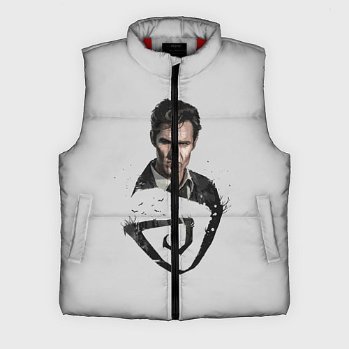 Мужской жилет Настоящий детектив / 3D-Красный – фото 1