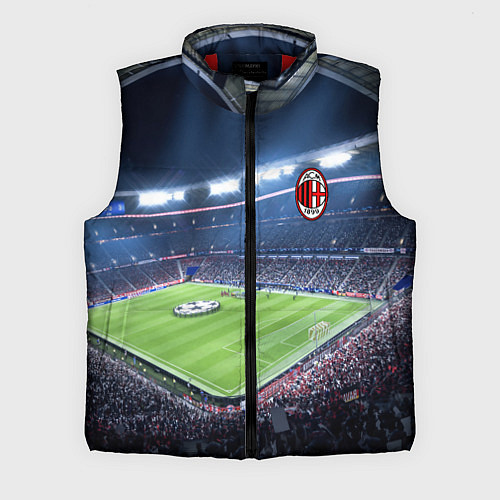 Мужской жилет FC MILAN / 3D-Красный – фото 1