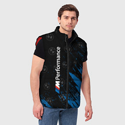 Мужской жилет BMW БМВ, цвет: 3D-красный — фото 2