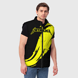 Мужской жилет Metallica, цвет: 3D-черный — фото 2