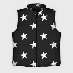 Мужской жилет Звёзды, цвет: 3D-светло-серый