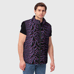 Мужской жилет Joy Division Glitch, цвет: 3D-черный — фото 2