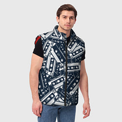 Мужской жилет Retro pattern, цвет: 3D-красный — фото 2