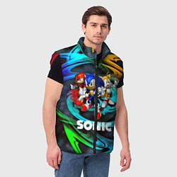 Мужской жилет SONIC TRIO, цвет: 3D-красный — фото 2