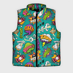 Мужской жилет Pop art comics, цвет: 3D-черный