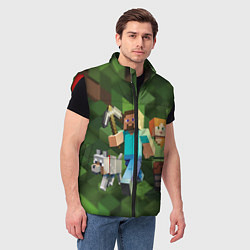 Мужской жилет Minecraft, цвет: 3D-красный — фото 2