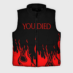 Мужской жилет YOU DIED, цвет: 3D-черный
