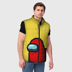 Мужской жилет Among Us classic, цвет: 3D-черный — фото 2