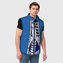 Мужской жилет КУРТКА САНСА SANS, цвет: 3D-черный — фото 2
