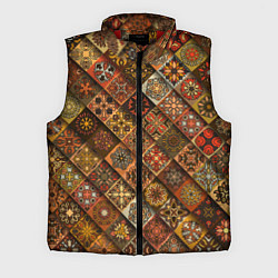 Мужской жилет СЛАВЯНСКАЯ СИМВОЛИКА, цвет: 3D-красный