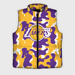 Мужской жилет LA LAKERS ЛЕЙКЕРС, цвет: 3D-светло-серый