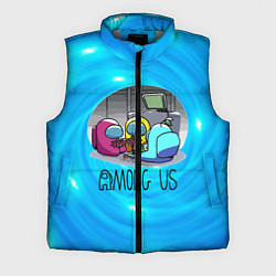 Мужской жилет Among Us карты, цвет: 3D-светло-серый