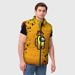 Мужской жилет Among Us Cheese Z, цвет: 3D-красный — фото 2