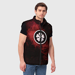 Мужской жилет Черный клевер, цвет: 3D-черный — фото 2