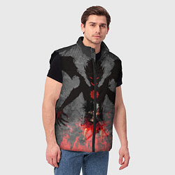 Мужской жилет Черный клевер, цвет: 3D-черный — фото 2